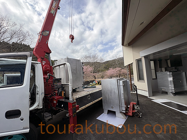 電気窯10kw2台移設事例２